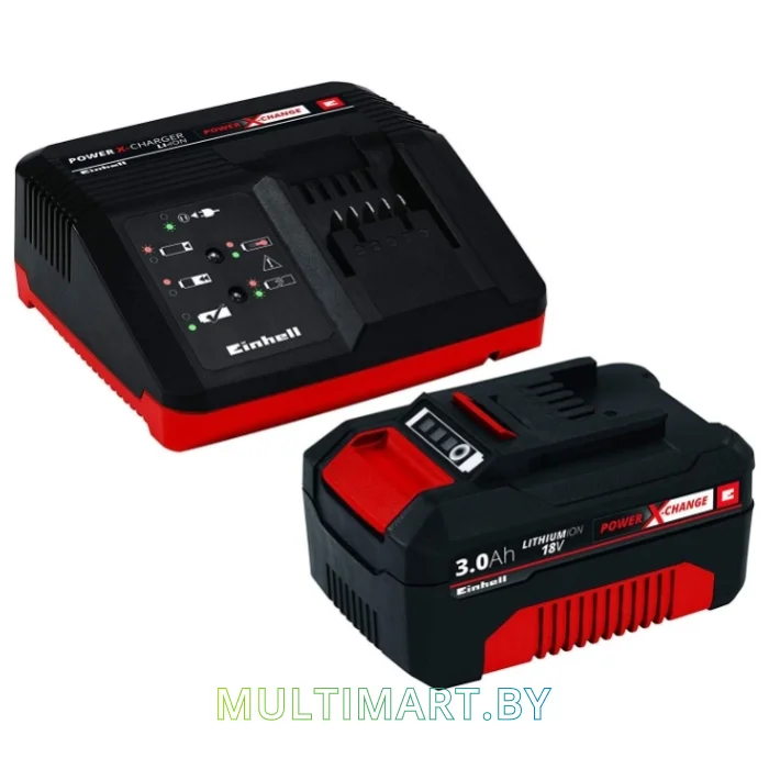 Аккумулятор с зарядным устройством Einhell Power X-Change 4512041 (18В/3 Ah + 18В)